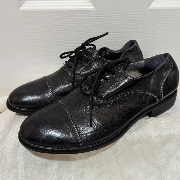 Vero Cuoio | Shoes | Vero Cuoio Black Leather Oxfords | Poshmark display picture 3